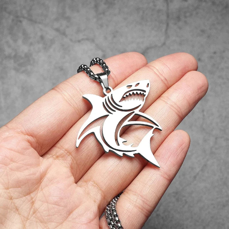 Collier Pendentif Requin pour Homme