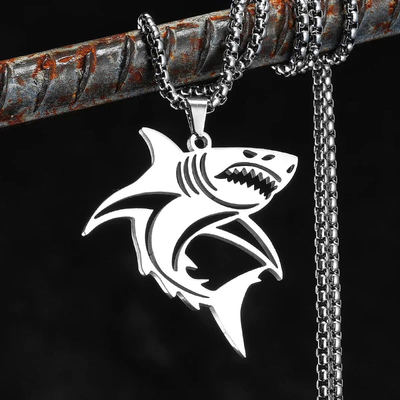 Collier Pendentif Requin pour Homme