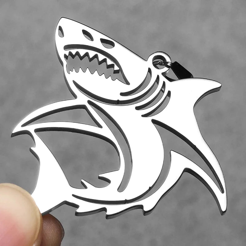 Men's Shark Pendant Necklace