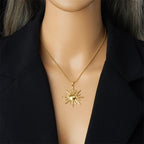 Women's Sun Pendant Necklace