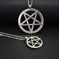 Wiccan Pentacle Witchcraft Pendant Necklace