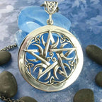 Wiccan Pentacle Witchcraft Pendant Necklace for Women