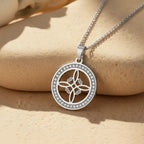 Wiccan Pendant Necklace Witch's Knot Protection Amulet
