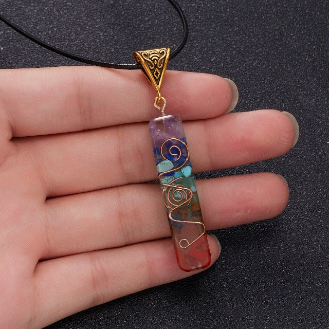 Ожерелье Multicolore с камнем