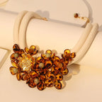 Ethnic Choker Necklace with a Lovely Pendant