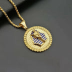 Collier Style Egyptien Or