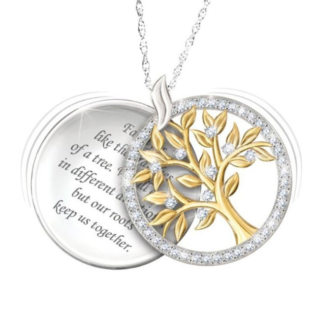 Gold-Plated Tree of Life Pendant