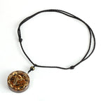 Pendentif Pierre Orgonite & Collier Homme femme Protection Méditation