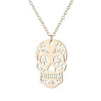 Pendentif Tête de Mort Or