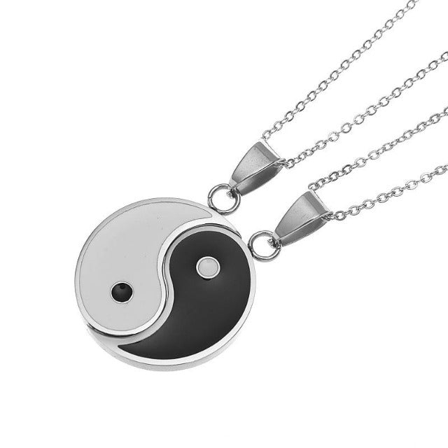 Separatable Yin Yang Pendant silver
