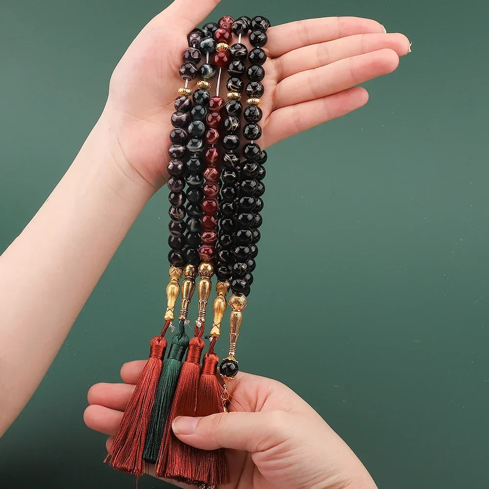 Тасбих Long 33 Perles noir — мусульманские молитвенные чётки